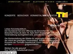 Sites similar to tonhalle-maag.ch
