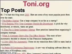 Sites similar to toni.org