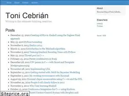 Sites similar to tonicebrian.com