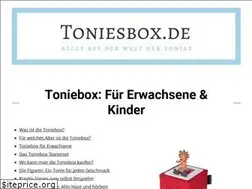 Sites similar to toniesbox.de