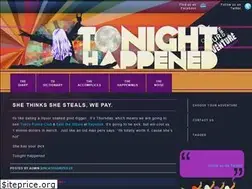 Sites similar to tonighthappened.com