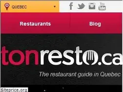 Sites similar to tonresto.ca
