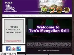 Sites similar to tonsmongoliangrill.com