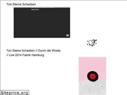 Sites similar to tonsteinescherben.com
