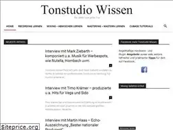 Sites similar to tonstudio-wissen.de