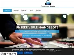 Sites similar to tonundlichtservice.de