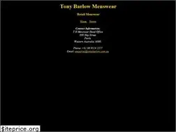 Sites similar to tonybarlow.com.au