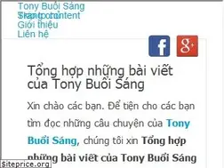 Sites similar to tonybuoisangonline.com