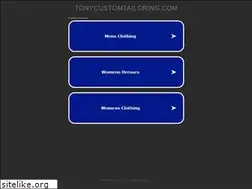 Sites similar to tonycustomtailoring.com