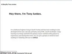 Sites similar to tonyjunkes.com