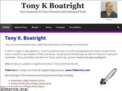 Sites similar to tonykboatright.com