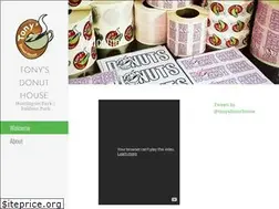 Sites similar to tonysdonuthouse.com