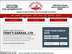 Sites similar to tonysgarage.com