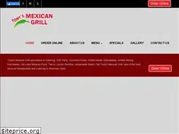 Sites similar to tonysmexicangrill.com