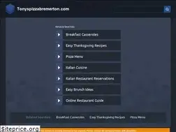 Sites similar to tonyspizzabremerton.com