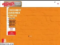 Sites similar to tonyspizzaeventscenter.com