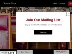Sites similar to tonyspizzaplace.com