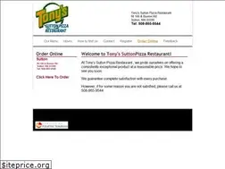Sites similar to tonyssuttonpizza.com