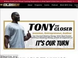 Sites similar to tonythecloser.com