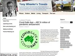 Sites similar to tonywheeler.com.au