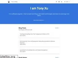 Sites similar to tonyxu.io