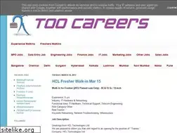 Sites similar to toocareer.blogspot.com