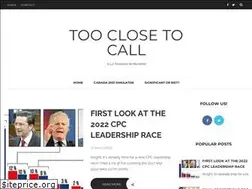 Sites similar to tooclosetocall.ca