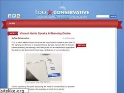 Sites similar to tooconservative.com