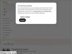 Sites similar to toocutecrochet.etsy.com