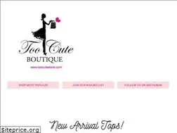 Sites similar to toocutestore.com