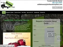 Sites similar to tooeledumpsterrental.com