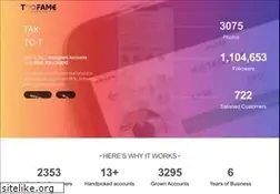 Sites similar to toofame.com
