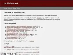 Sites similar to toofishes.net