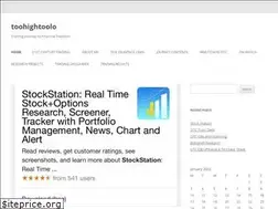 Sites similar to toohightoolo.wordpress.com
