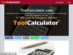 Sites similar to toolcalculator.com