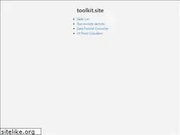 Sites similar to toolkit.site