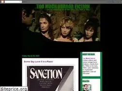 Sites similar to toomuchhorrorfiction.blogspot.com