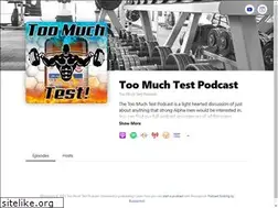 Sites similar to toomuchtest.com