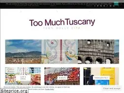 Sites similar to toomuchtuscany.com