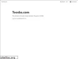 Sites similar to toosba.com