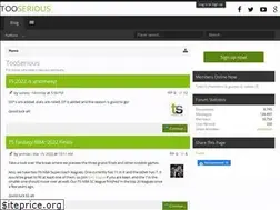 Sites similar to tooserious.net