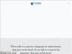Sites similar to toosixglobal.com