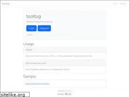 Sites similar to tootlog.net