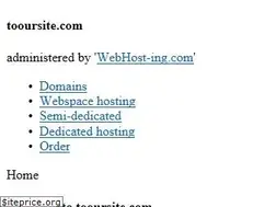 Sites similar to tooursite.com