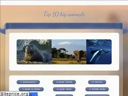 Sites similar to top-10-big-animals.weebly.com