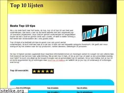 Sites similar to top-10-lijst.nl