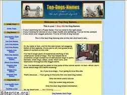 Sites similar to top-dogs-names.com