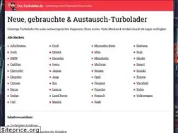 Sites similar to top-turbolader.de
