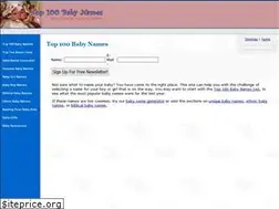 Sites similar to top100-babynames.net