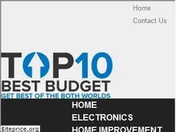 Sites similar to top10bestbudget.com